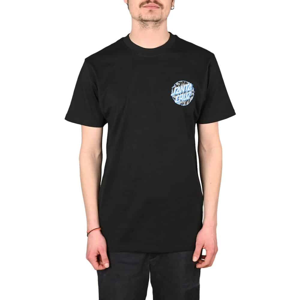 Santa Cruz Vivid Slick Dot S/S T-Shirt - Black