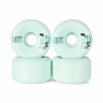 Snot Wheels Team Conical 99a 58mm Skateboard Wheels - Pale Teal