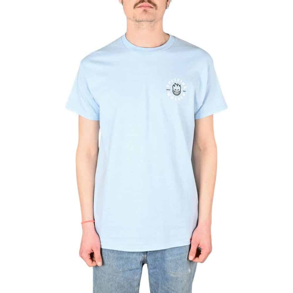 Spitfire Bighead Classic S/S T-Shirt - Light Blue/Black/White