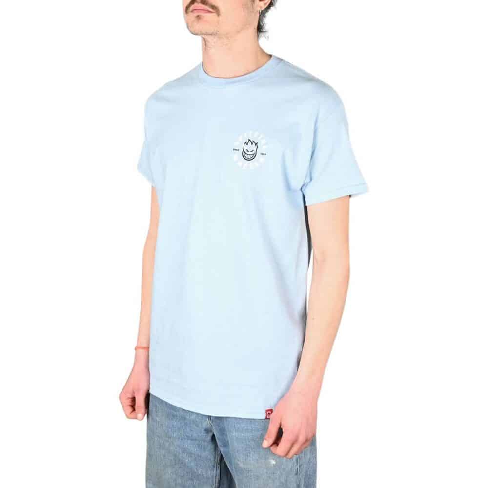 Spitfire Bighead Classic S/S T-Shirt - Light Blue/Black/White