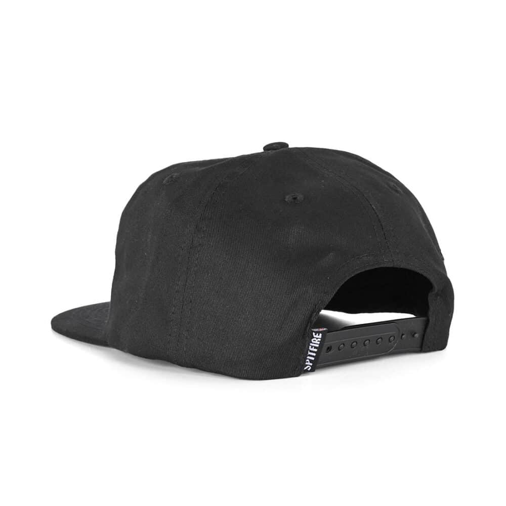 Spitfire Classic '87 Swirl Patch Snapback Hat - Black/Orange