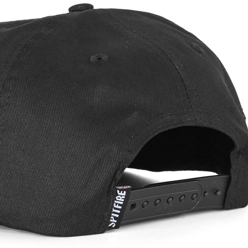 Spitfire Classic '87 Swirl Patch Snapback Hat - Black/Orange