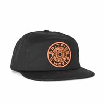 Spitfire Classic '87 Swirl Patch Snapback Hat - Black/Orange