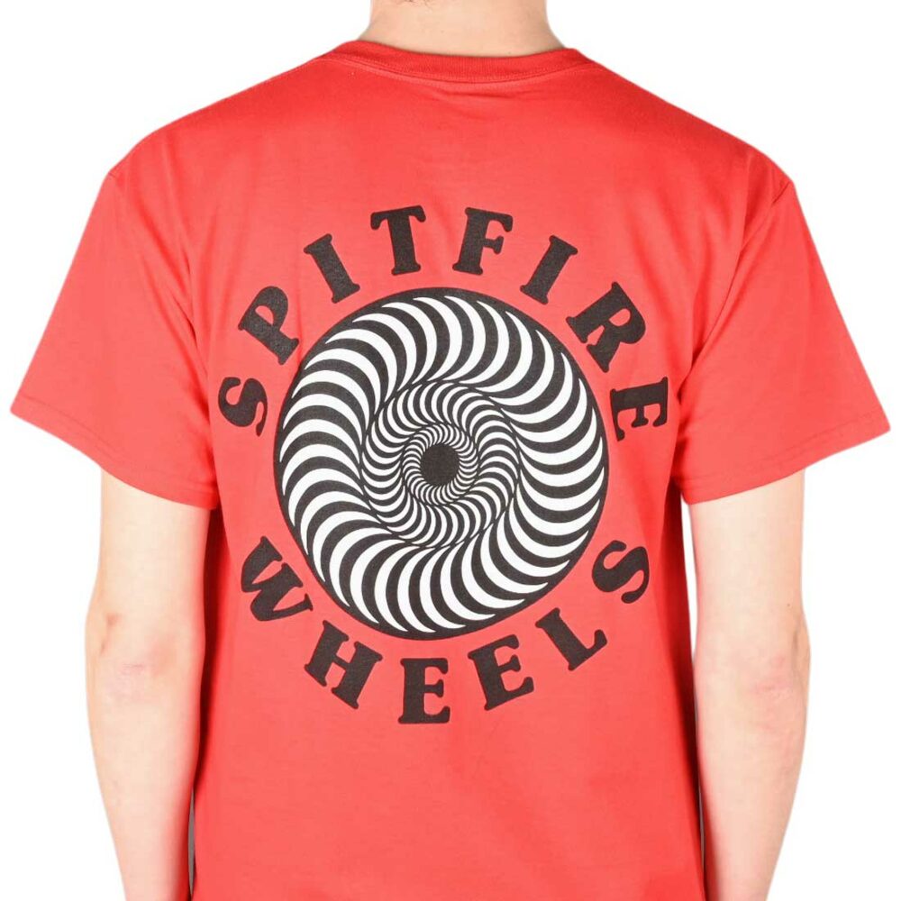 Spitfire OG Classic Fill S/S T-Shirt - Red/Black/White