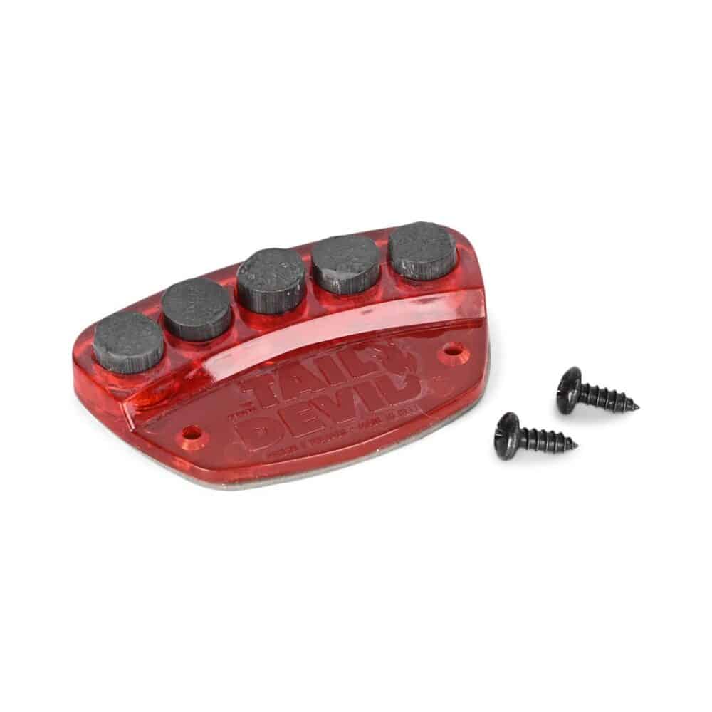 Tail Devil Skateboard Spark Plate - Red