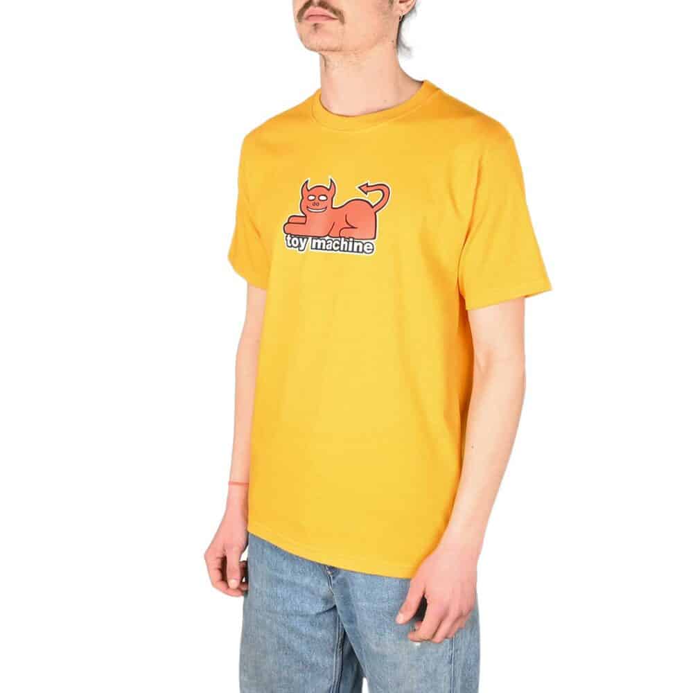 Toy Machine Devil Cat S/S T-Shirt - Gold
