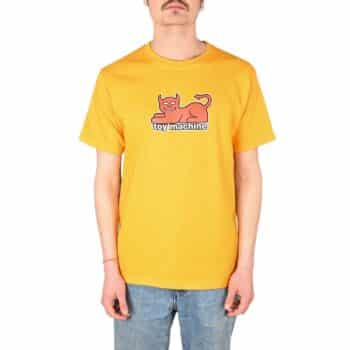 Toy Machine Devil Cat S/S T-Shirt - Gold