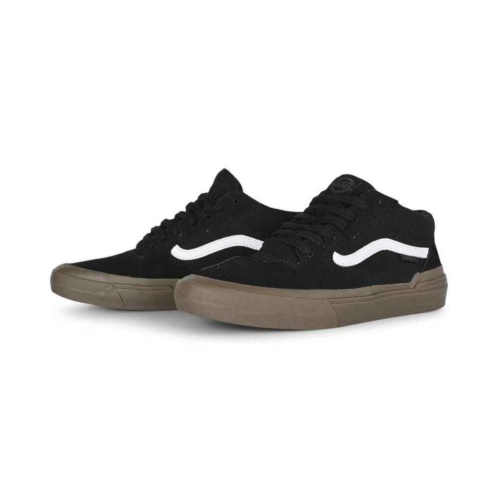 Vans 114 Mid BMX Shoes - Black/Dark Gum