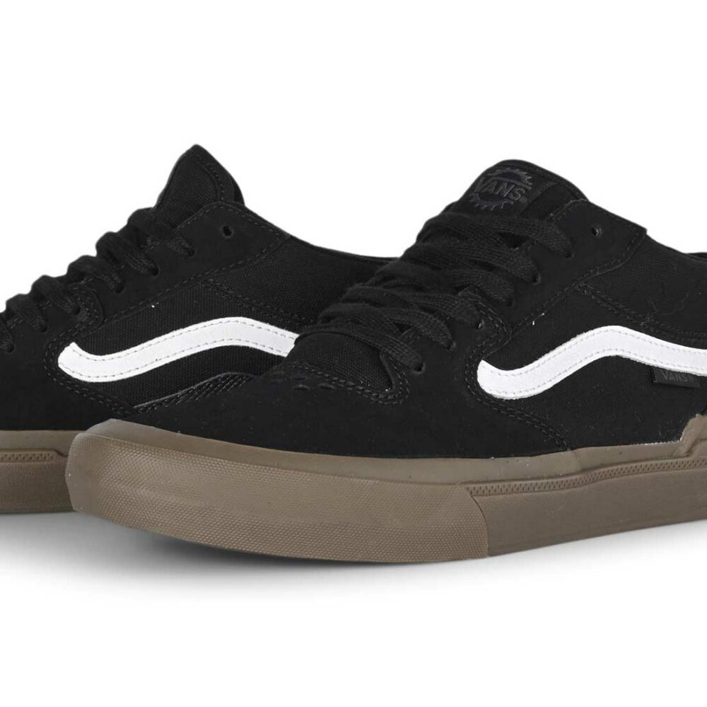 Vans 114 Mid BMX Shoes - Black/Dark Gum