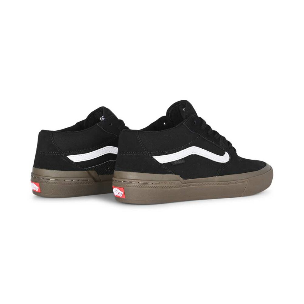 Vans 114 Mid BMX Shoes - Black/Dark Gum