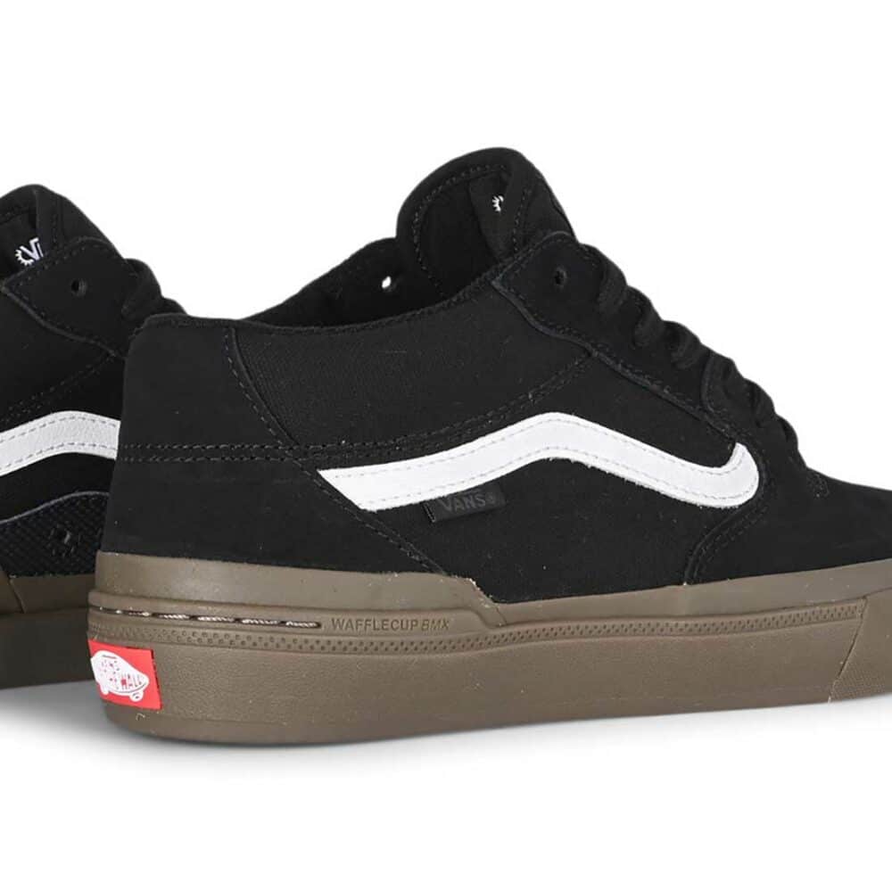 Vans 114 Mid BMX Shoes - Black/Dark Gum