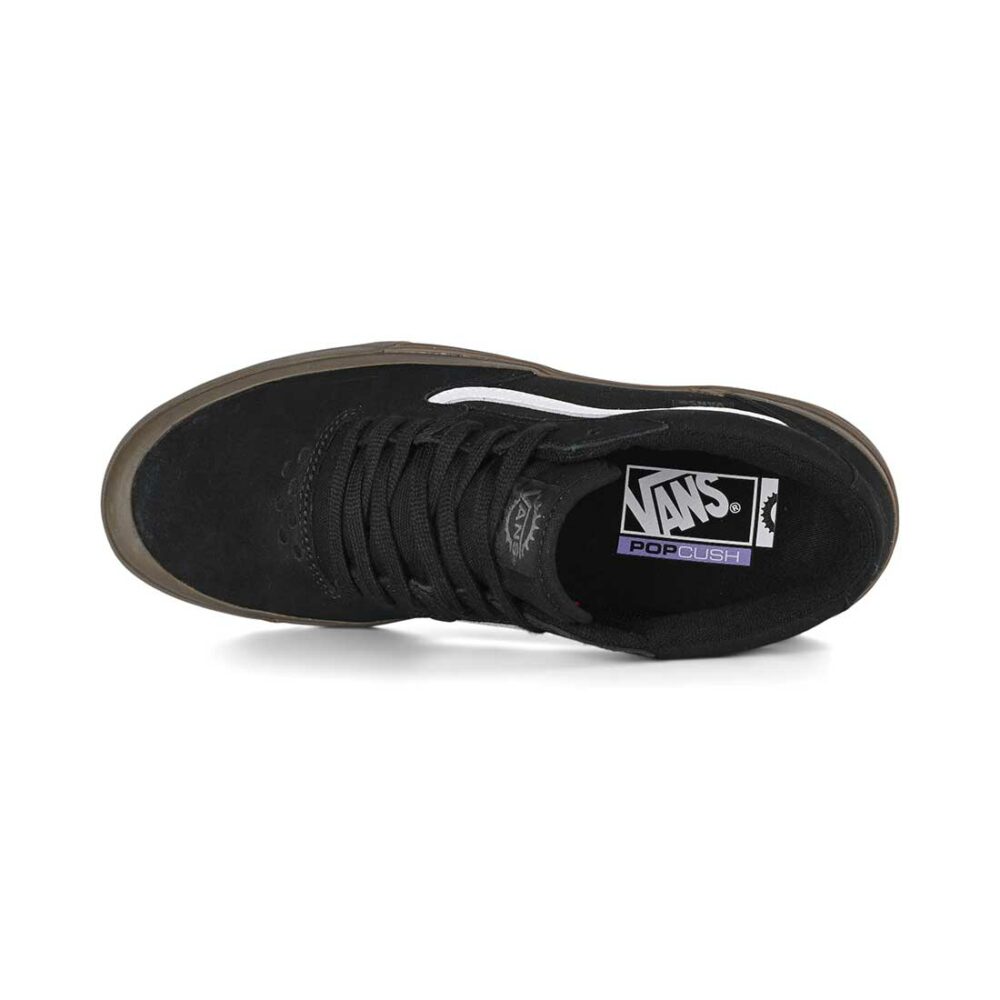 Vans 114 Mid BMX Shoes - Black/Dark Gum
