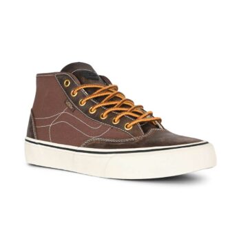 Vans Bryant Destruct VR3 Mid Skate Shoes - Brown