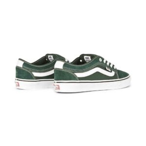 Vans Chukka Low Sidestripe Skate Shoes - Green Gables/True White