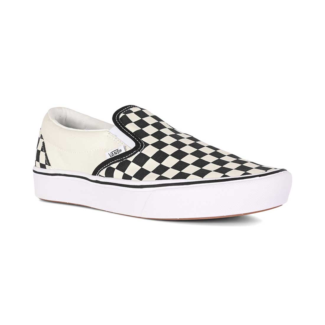 Vans Classic Slip On Comfy Cush Skate Shoes Checkerboard