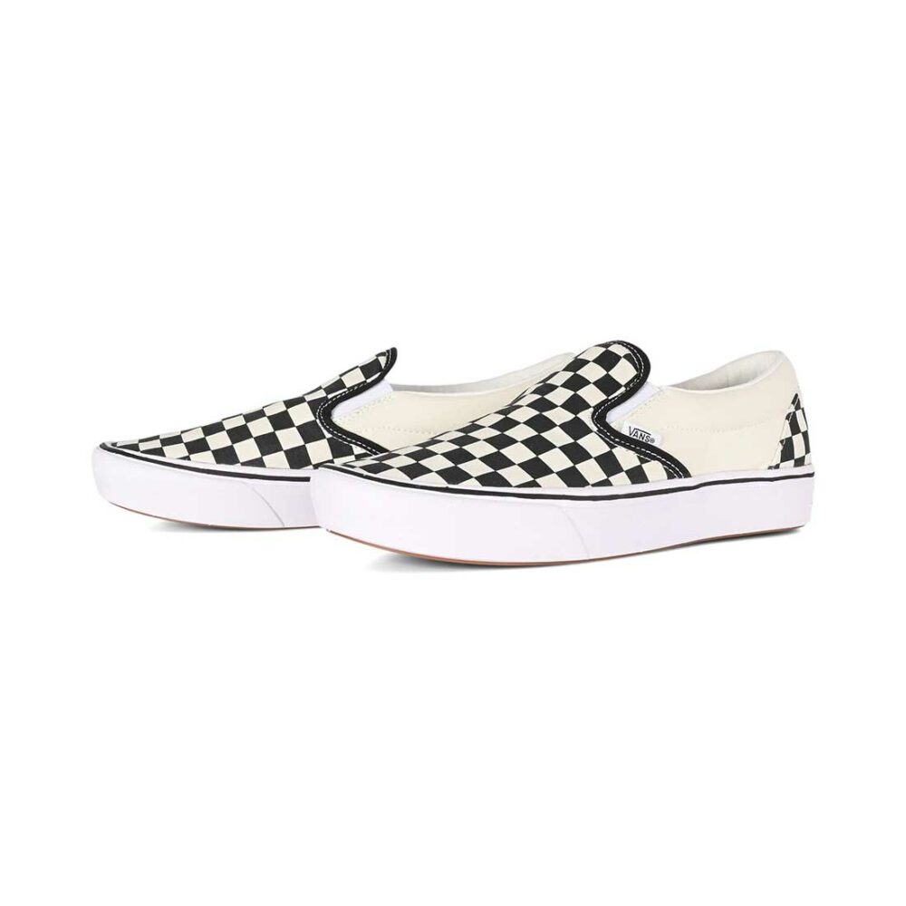 Vans Classic Slip-On Comfy Cush Skate Shoes - Checkerboard