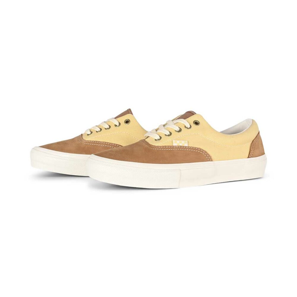 Vans Era Pro Skate Shoes - Nubuck/Canvas Brown
