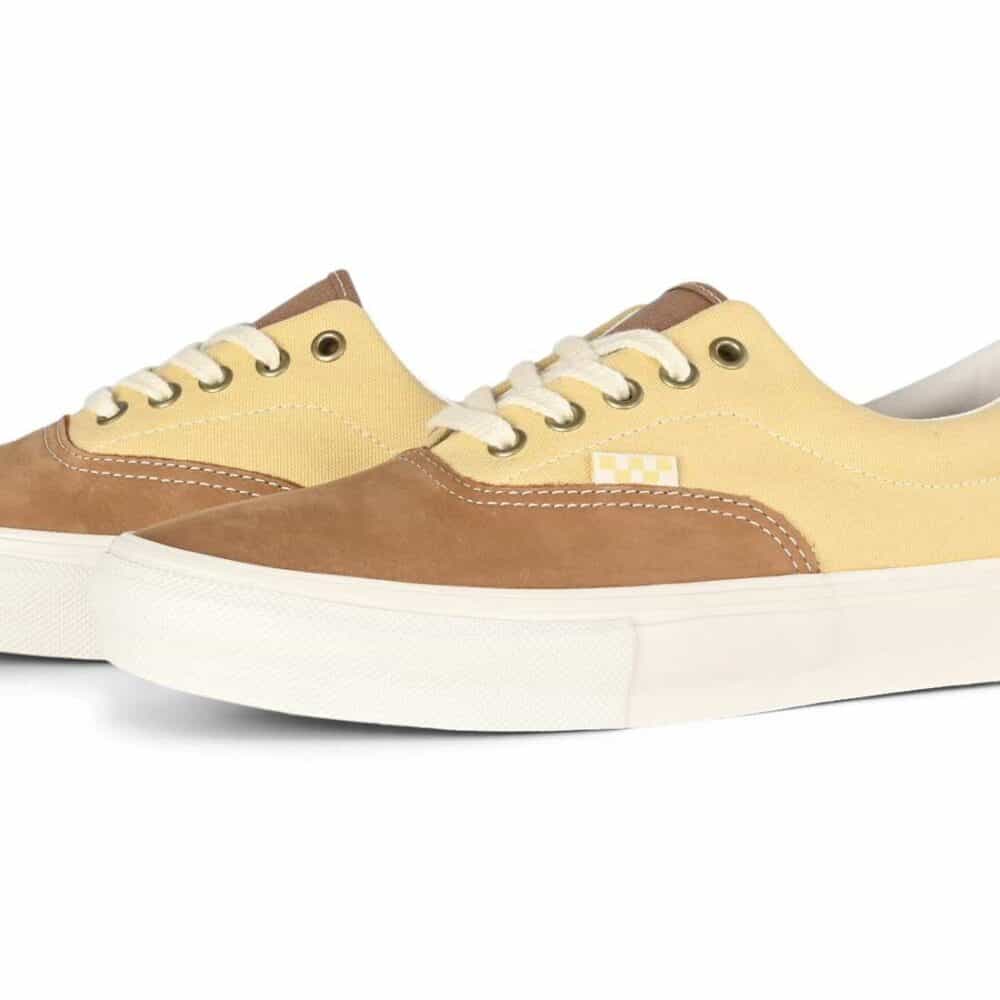 Vans Era Pro Skate Shoes - Nubuck/Canvas Brown