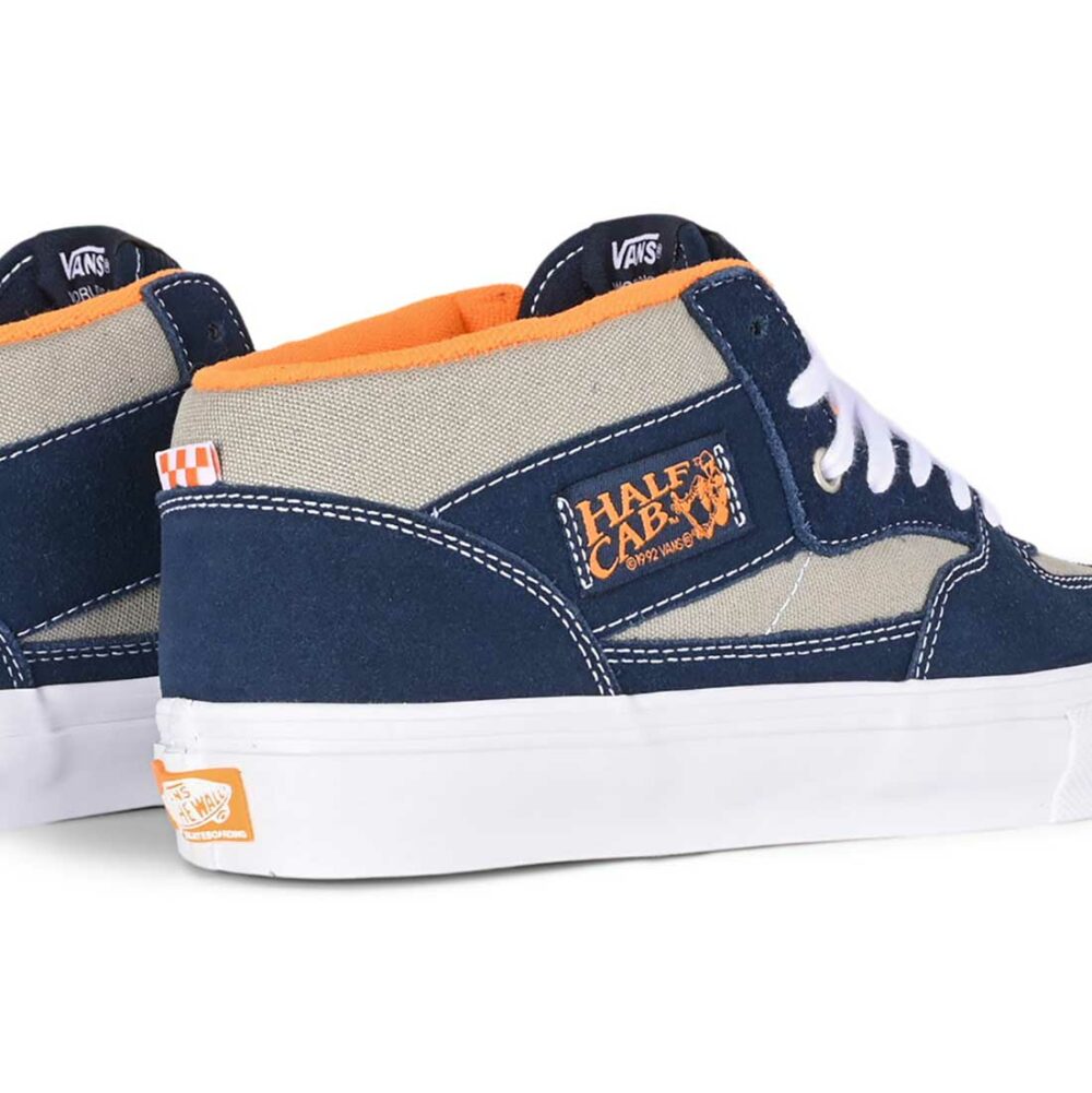 Vans Half Cab Skate Shoes - Smoke/Navy