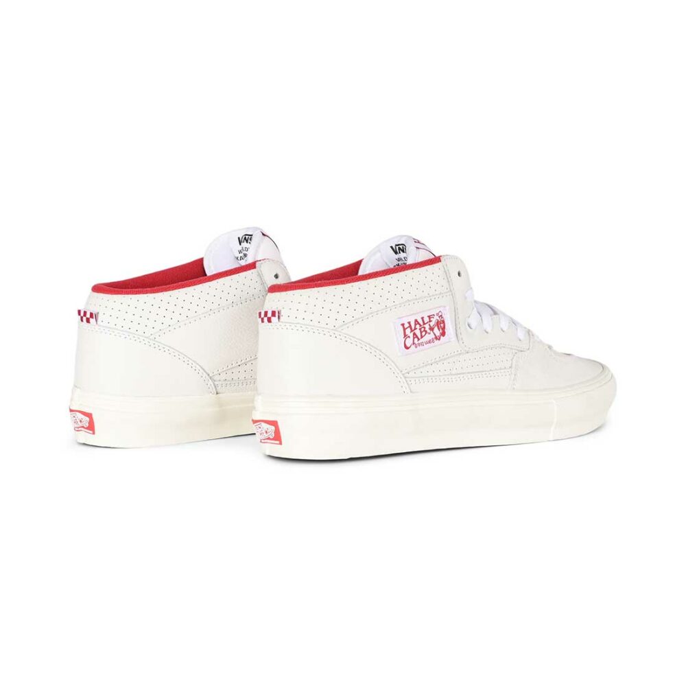 Vans Half Cab Skate Shoes - Vintage Sport White/Red