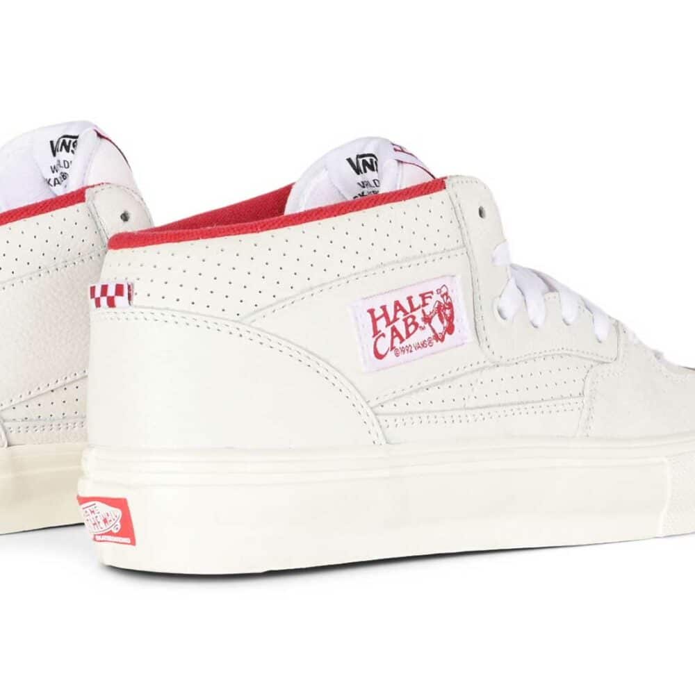 Vans Half Cab Skate Shoes - Vintage Sport White/Red