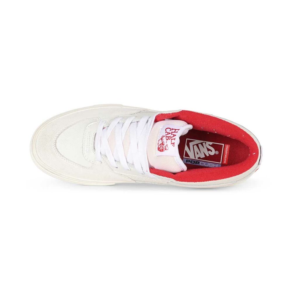 Vans Half Cab Skate Shoes - Vintage Sport White/Red