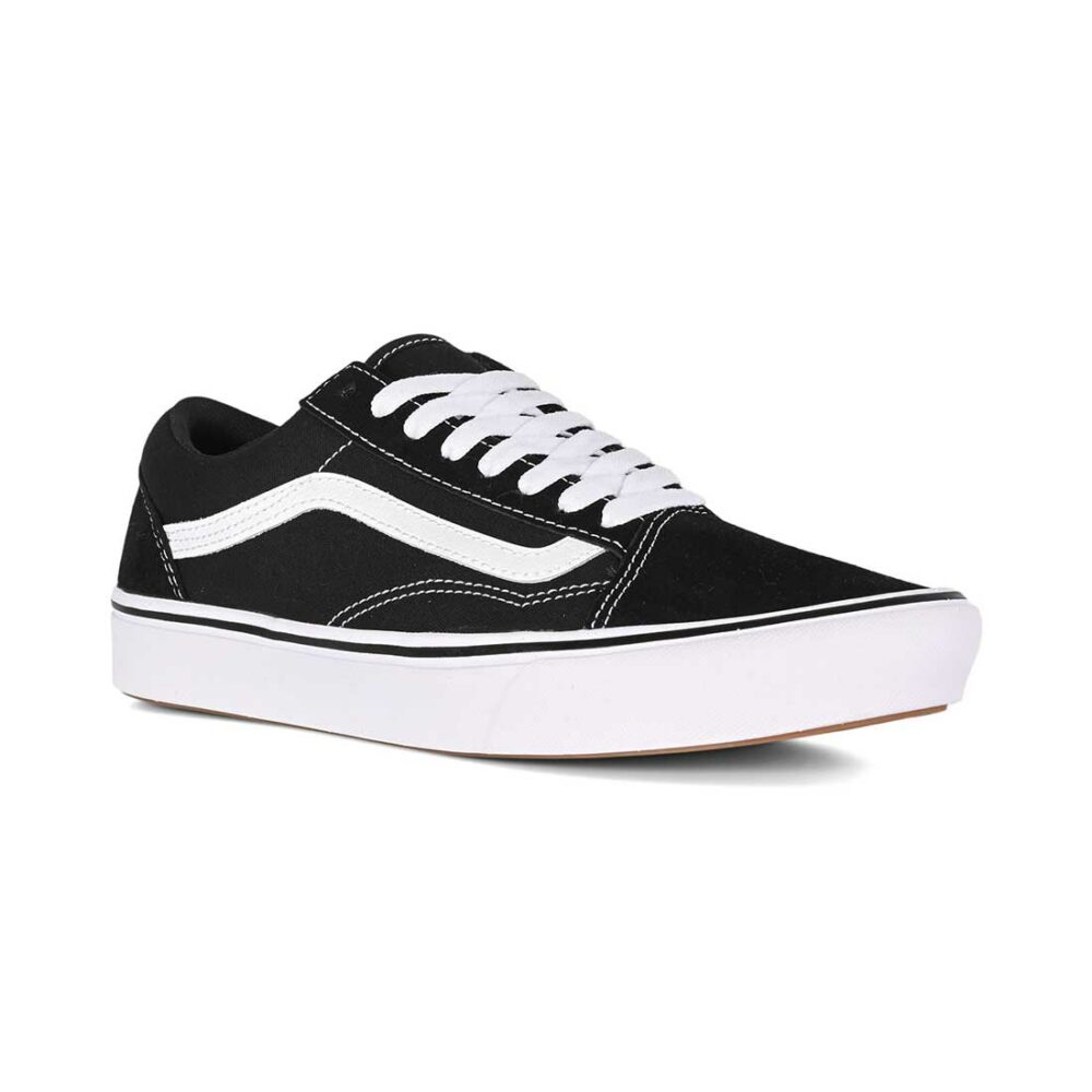 Vans Old Skool Comfy Cush Skate Shoes - Black/White