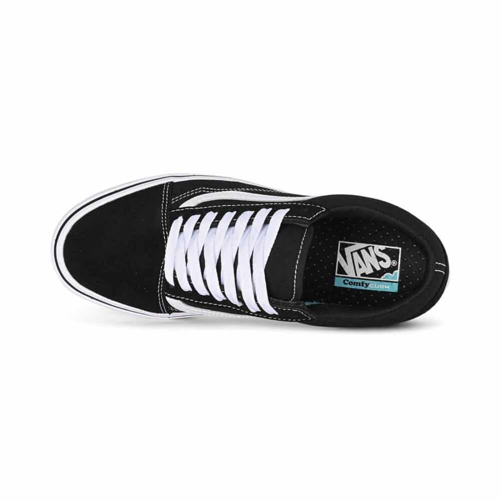 Vans Old Skool Comfy Cush Skate Shoes - Black/White