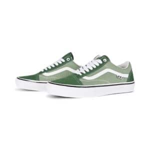 Vans Old Skool Skate Shoes - Green Pastures