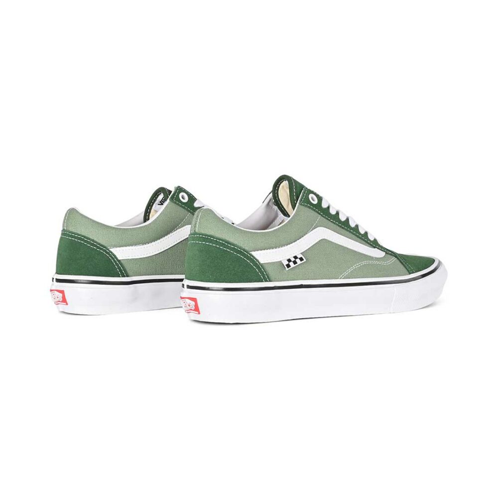 Vans Old Skool Skate Shoes - Green Pastures