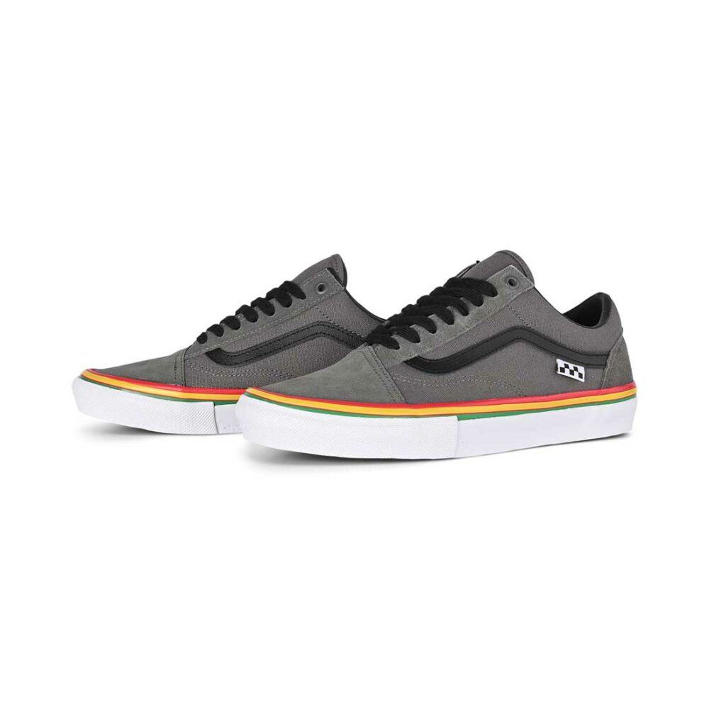 Vans Old Skool Skate Shoes - Rasta Grey