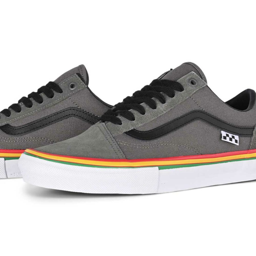 Vans Old Skool Skate Shoes - Rasta Grey