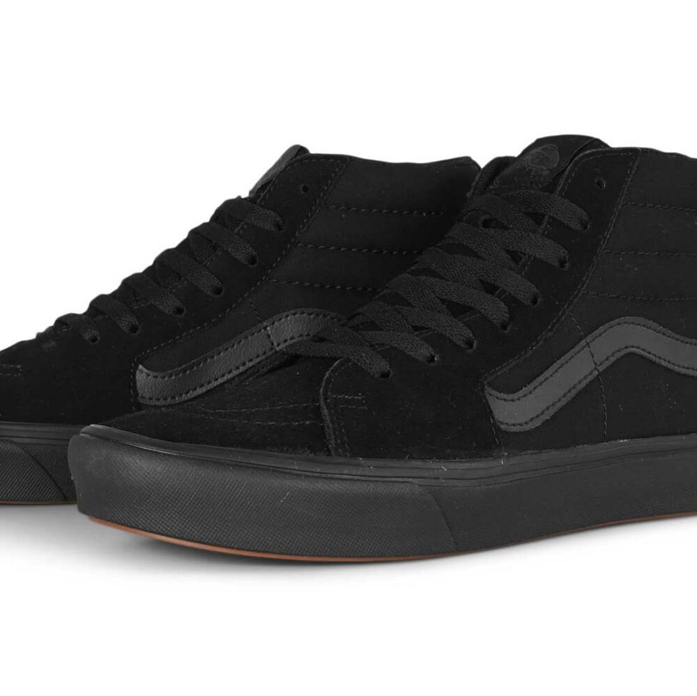 Vans Sk8-Hi Comfy Cush Skate Shoes - Black/Black