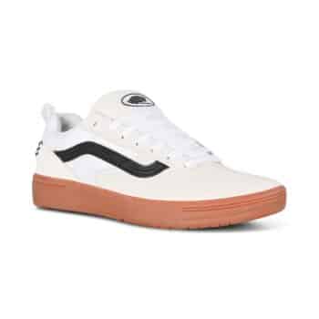 Vans Zahba Skate Shoes - White/Black/Gum