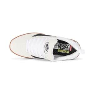 Vans Zahba Skate Shoes - White/Black/Gum