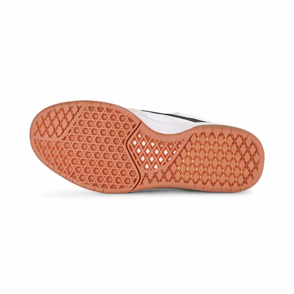 Vans Zahba Skate Shoes - White/Black/Gum