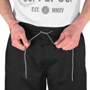 Volcom Frickin Elasticated Waist 19" Shorts - Black