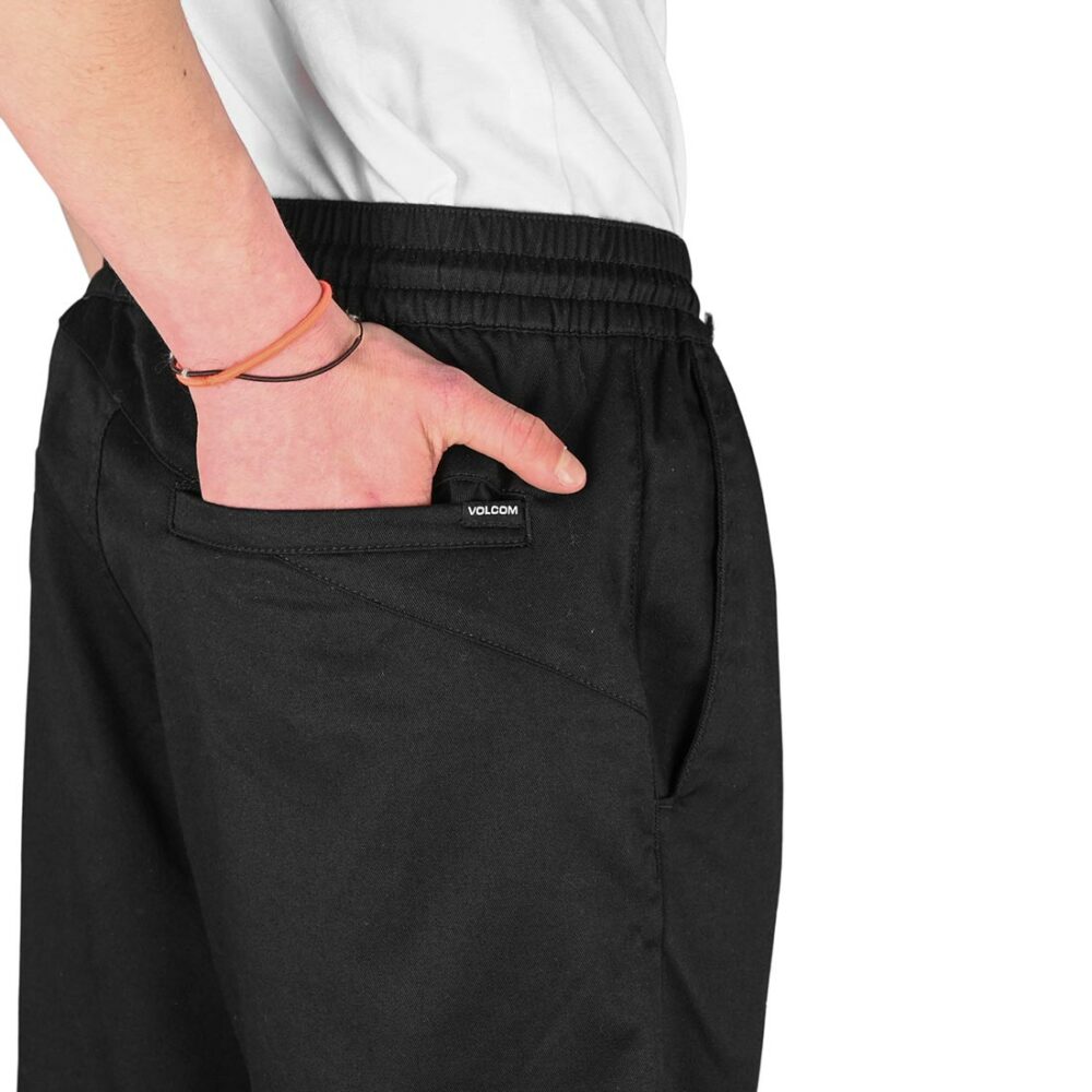 Volcom Frickin Elasticated Waist 19" Shorts - Black
