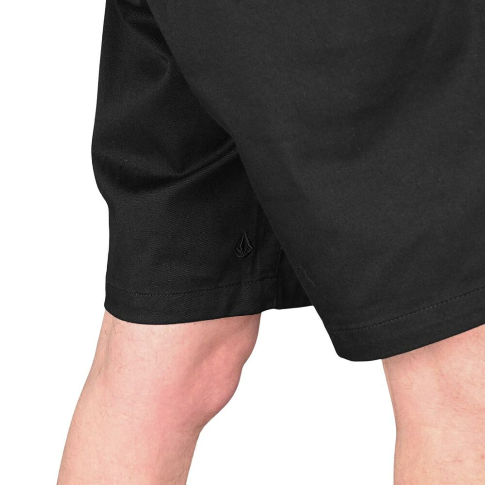 Volcom Frickin Elasticated Waist 19" Shorts - Black