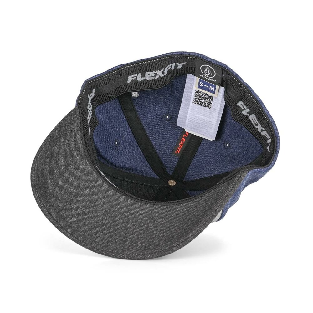 Volcom Full Stone Heather Flexfit Cap - Smokey Blue