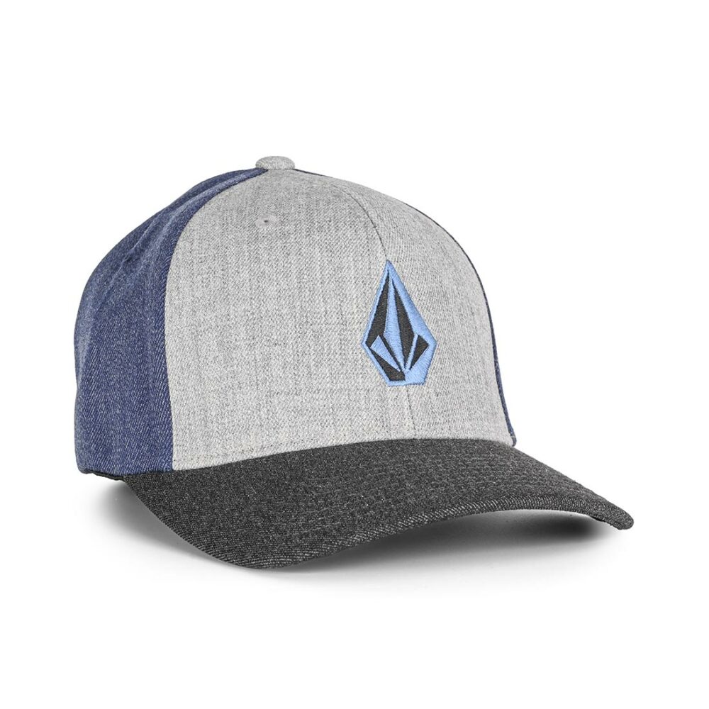 Volcom Full Stone Heather Flexfit Cap - Smokey Blue