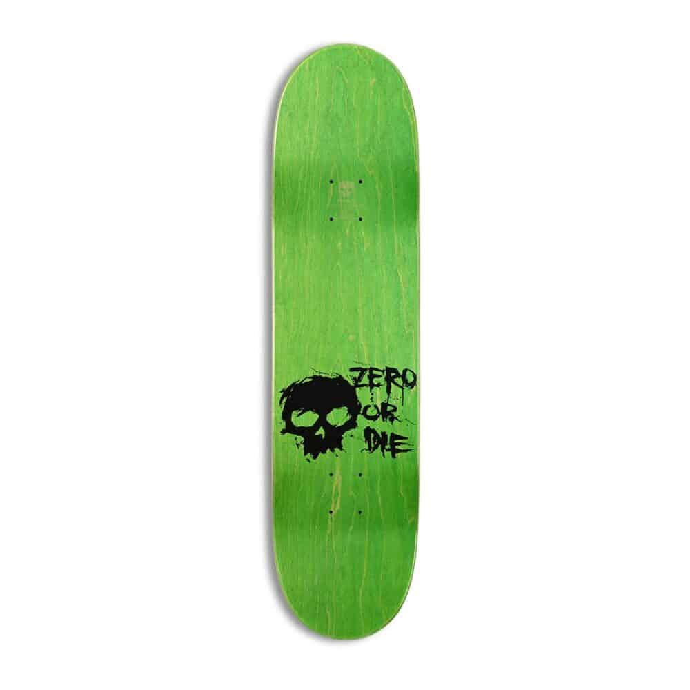 Zero Blood Skull Skateboard Deck - Black Dip