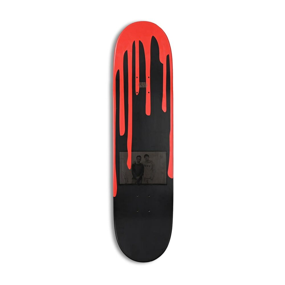 Zero Leo Romero 3 Skull Blood Guest Skateboard Deck