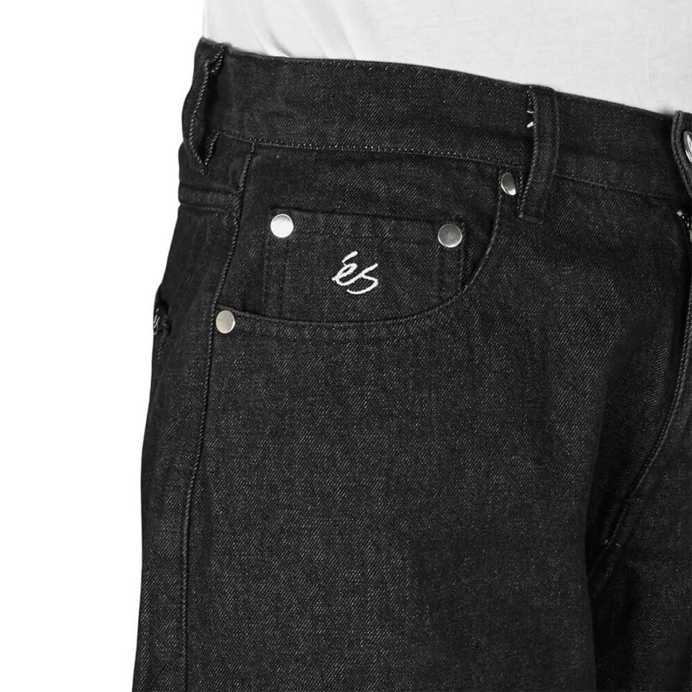 éS Baggy Denim Jeans - Black Wash