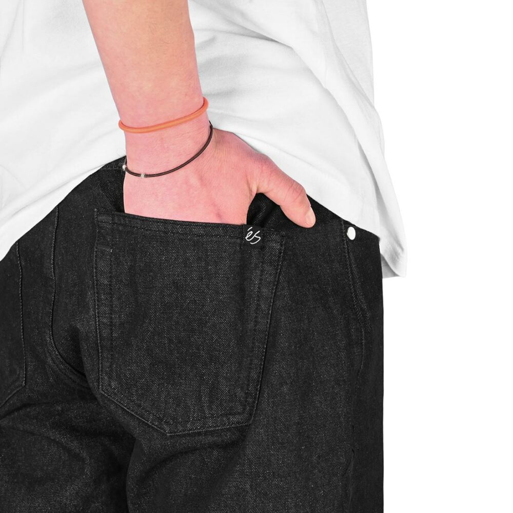 éS Baggy Denim Jeans - Black Wash