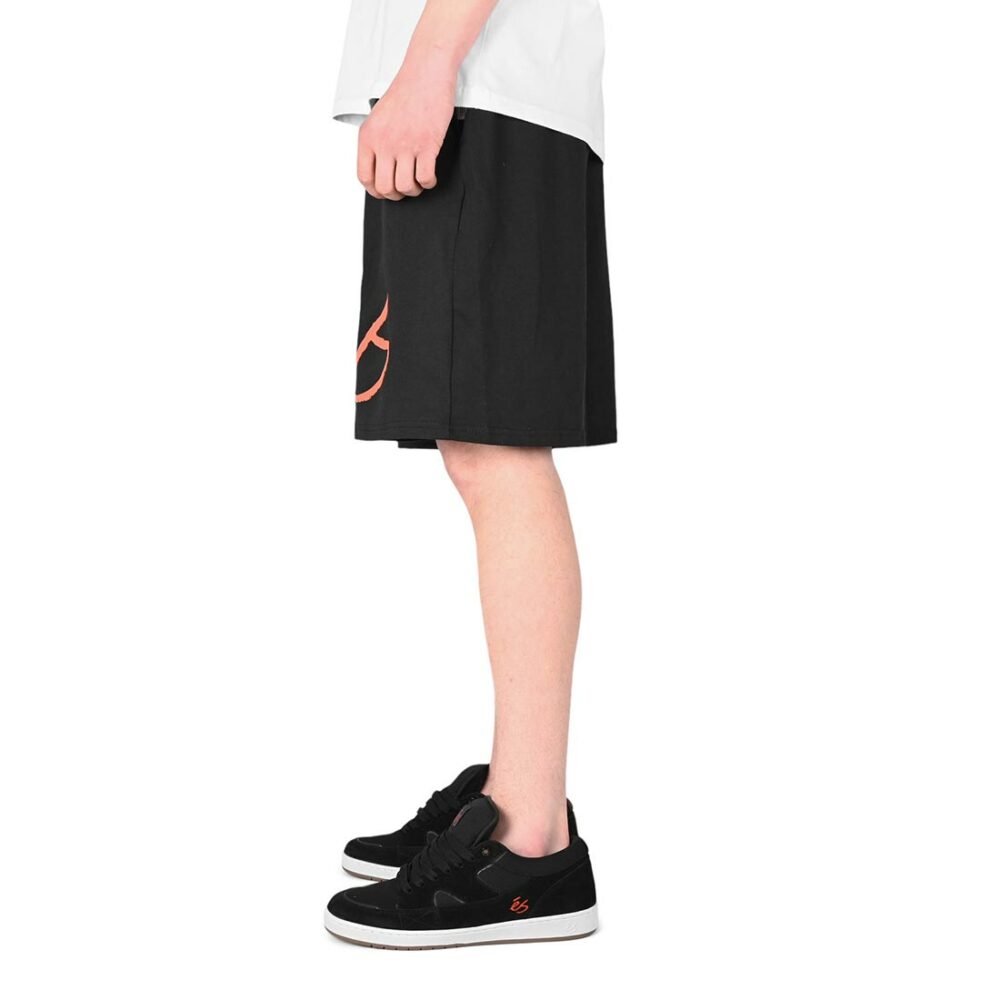eS Big Script Sweat Shorts - Black