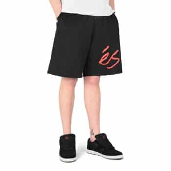 eS Big Script Sweat Shorts - Black