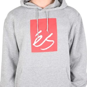 eS Main Block Pullover Hoodie - Grey Heather
