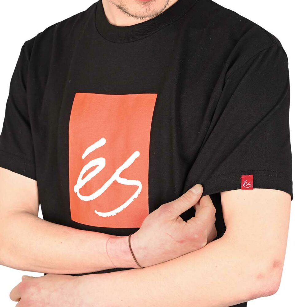 eS Main Block S/S T-Shirt - Black