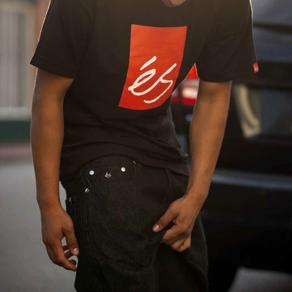 éS Baggy Denim Jeans - Black Wash